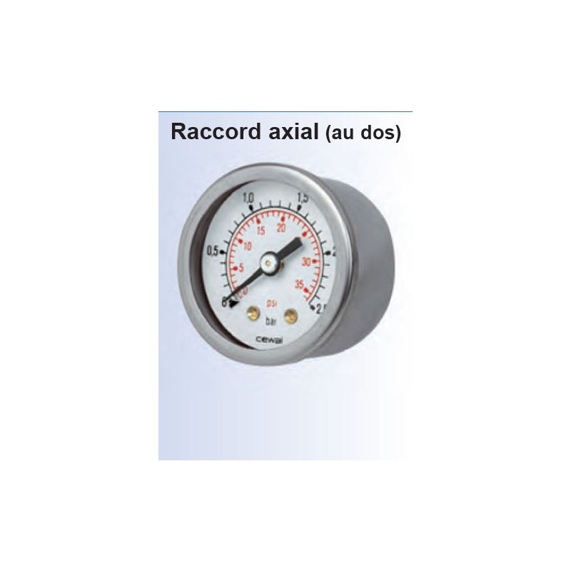 MANO SEC BOITIER INOX D 50 - ref MS 58000 - lot de 1