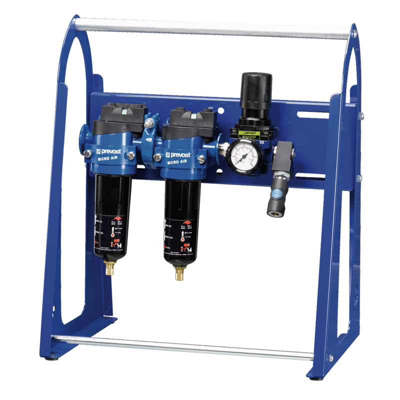 Ensemble de filtration pour pistolets de peinture sur portique mobile PREVOST Ensemble de filtration pour pistolets de peinture sur portique mobile PREVOST
