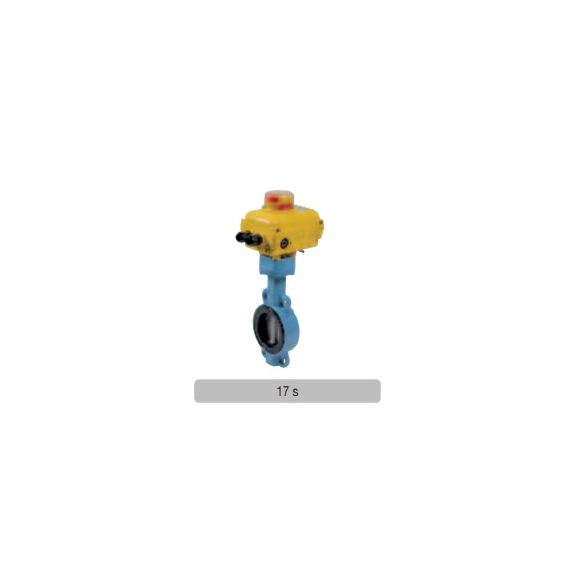 DN 50 SA05 Robinet à papillon "gaz" à oreilles de centrage avec servomoteur électrique 230V 1141