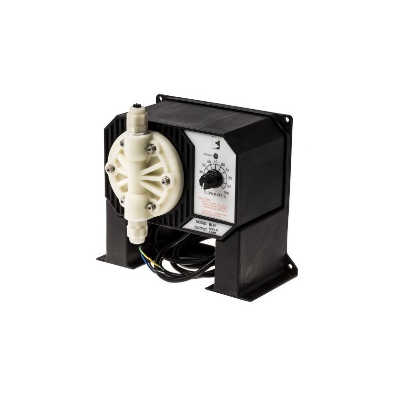 Pompe doseuse industrielle 10.8 L/h à débit réglable, max 10,8 L/h, 3 bar Pompe doseuse industrielle 10.8 L/h à débit réglable, max 10,8 L/h, 3 bar