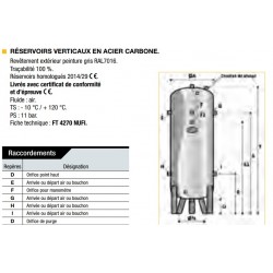 cuve air comprimé