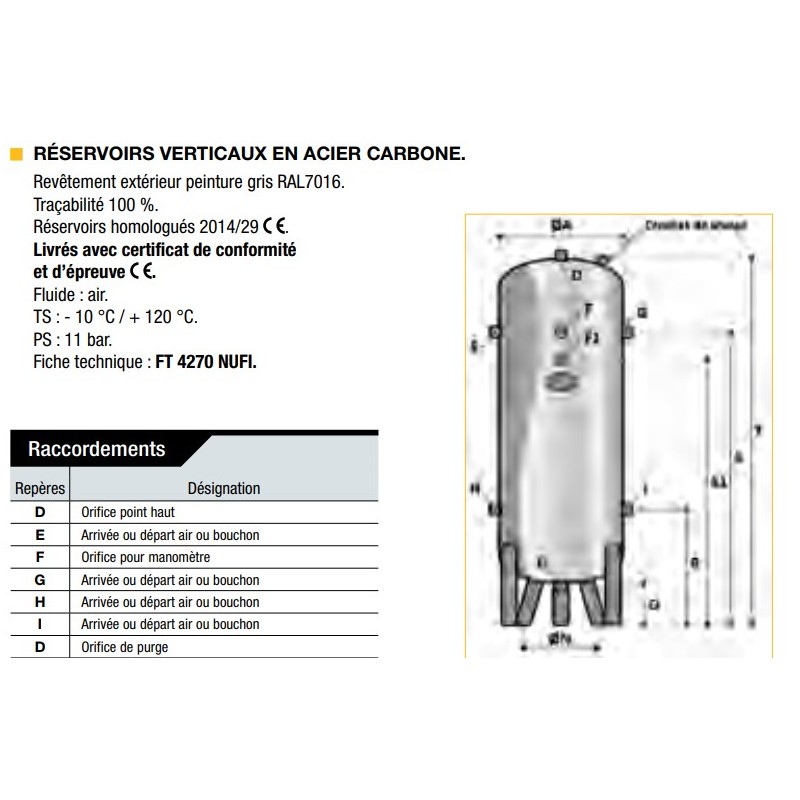 Cuve air comprimé 500 litres RAL 7016 — free download