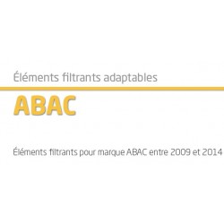 élément filtrant adaptable pour filtre air comprimé