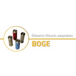 FE380P - 380 : compatible boge - élément adaptable ref : 11167 - XDH055RD1 - grade : P - pour filtre modèle : 380