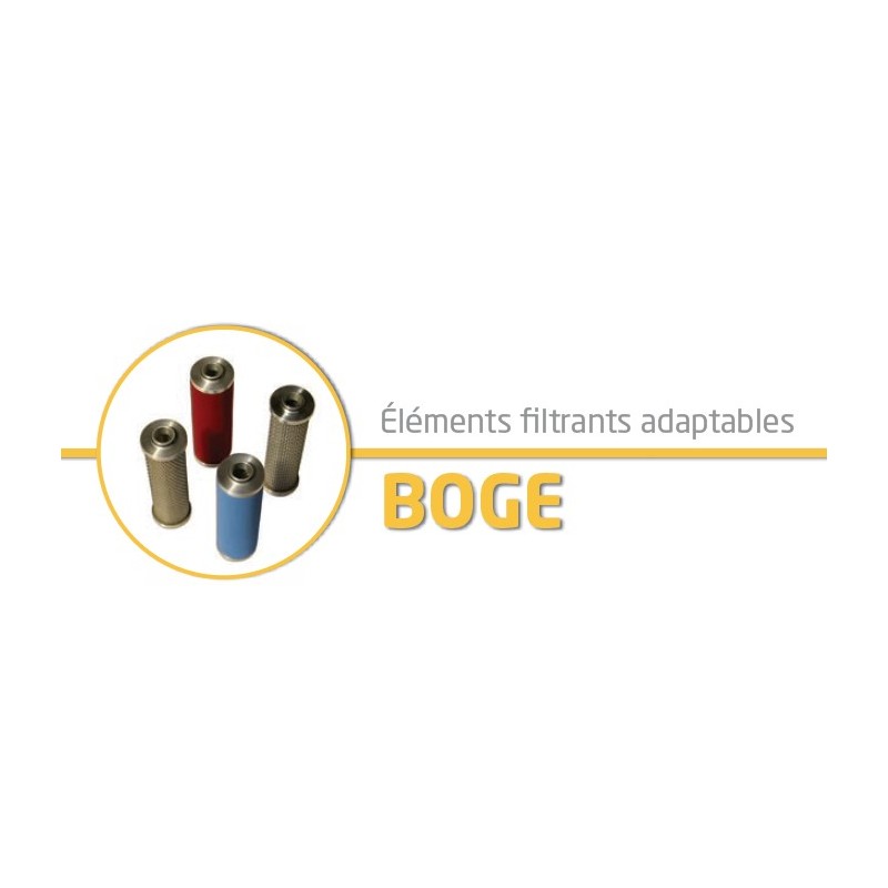 FE130M - 130 : compatible boge - élément adaptable ref : 8896 - XDH040SMA - grade : S - pour filtre modèle : 130