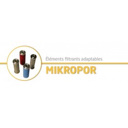 M600X : compatible mikropor - élément adaptable ref : 5191 - M600MFO - grade : M - pour filtre modèle : G600X